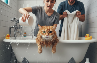 fare il bagno al gatto