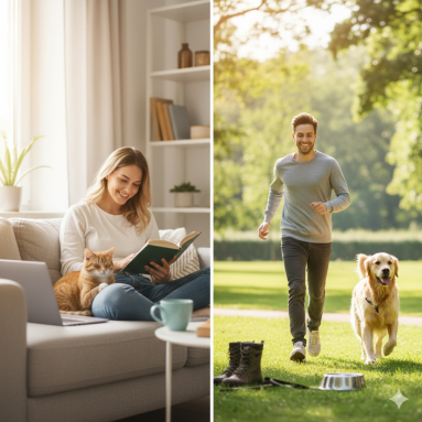 Adottare un cane o un gatto: quale animale è più adatto al tuo stile di vita?