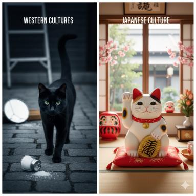 Gatti e superstizioni nelle diverse culture