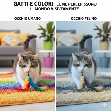 Gatti e colori: come percepiscono il mondo visivamente