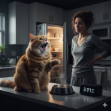 Quando il tuo gatto ti miagola pretenzioso