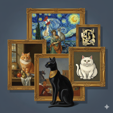 Come i gatti sono stati rappresentati nella storia dell’arte