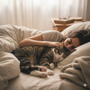 Perché il gatto dorme con te? Psicologia e significati nascosti